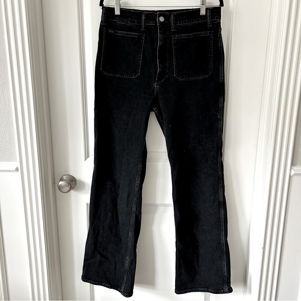 Polo Ralph Lauren Black Flare Jeans 31